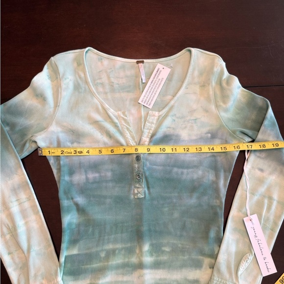 NWT Young Fabulous and Broke Leo Midi Dress Everglade Paintbrush Wash Green Pink - Picture 10 of 16